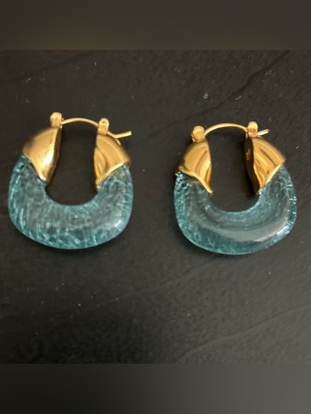 LOBU Jelly Hoop Resin Earrings